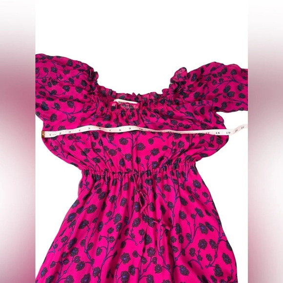 Diane von Furstenberg Womens Dress Silk Pink Berry Size Small - Picture 12 of 16